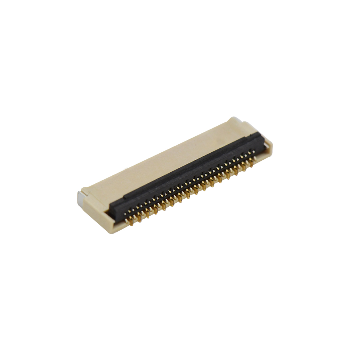 F0301 FPC FFC连接器Pitch 0.30mm H0.9mm双排卧贴后掀盖双面接 FPC 33Pin本色 镀全金G/F